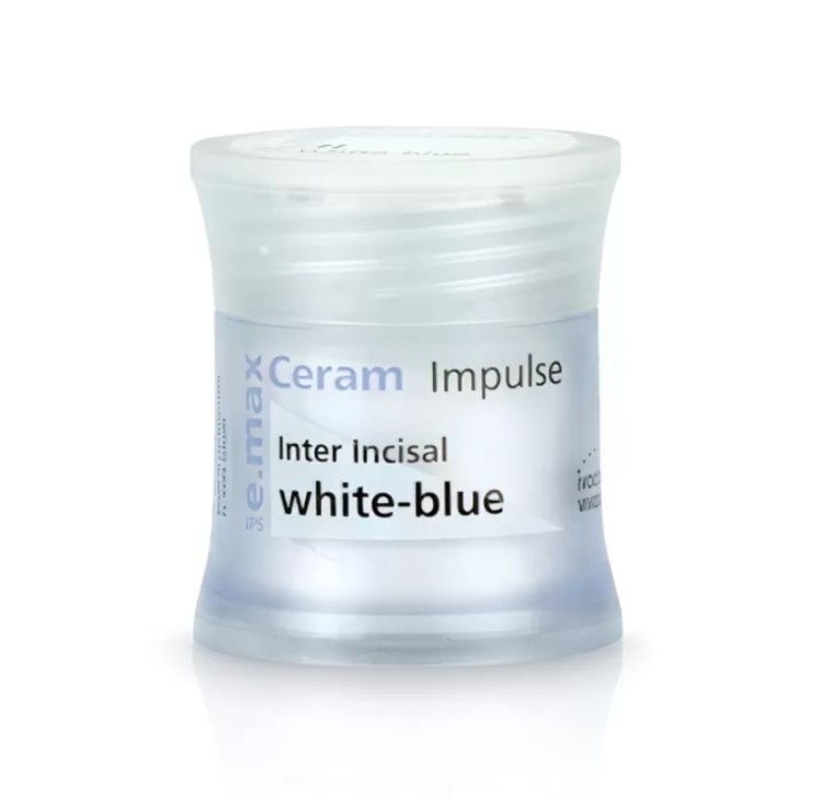 картинка IPS e.max Ceram Impulse Inter Incisal масса режущего края бело-голубая 20 гр. от HUb4LAb